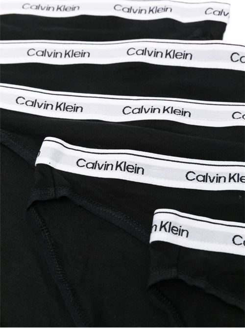 Slip intimo donna Calvin Klein 5 pack neri elasticizzati Calvin Klein | 000QD5208EUB1